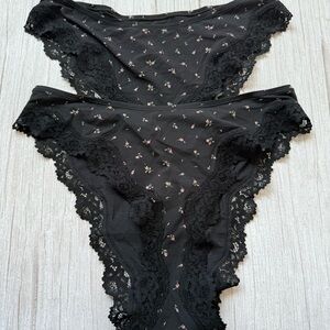 Skims Fits Everybody Lace Tanga Cheeky Underwear